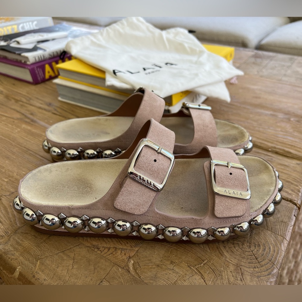 Alaia Bombe Mule Sandals - size IT 40 (us 10)